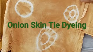 Onion Skin Tie Dyeing Workshop [upl. by Sedecram]