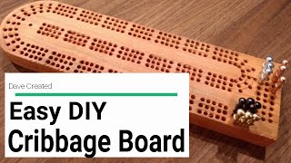 How to make a Cribbage Board  Skill Level  Easy [upl. by Calli]