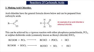 Carboxylic acids – Chemical Reactions A2 Chemistry [upl. by Gnud]