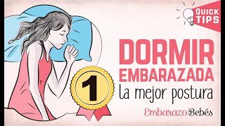 ¿Cuál es LA MEJOR POSTURA PARA DORMIR en el embarazo 😴🤰🏼 ¿Y por qué [upl. by Anib]