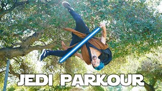 Jedi VS Parkour In Real Life Star Wars [upl. by Ettener]