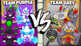 PURPLE vs GREY Towers in BTD 6 [upl. by Carma]