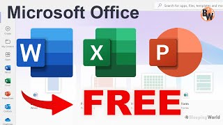 How to Use Microsoft Office For Free [upl. by Sayres646]