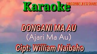 Karaoke Batak  Dongani Ma Au Trio Elexis  Karaoke Version [upl. by Hareema]