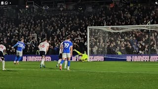 Jay Stansfield Penalty vs Bolton Wanderers BCFC EFL [upl. by Carrillo]