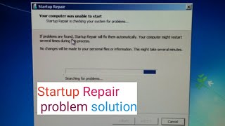 startup repair Windows 7 fix  system recovery  repair windows 7 online repair windows 10 online [upl. by Omixam162]