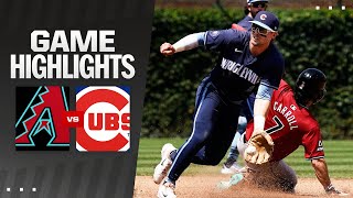 Dbacks vs Cubs Game Highlights 71924  MLB Highlights [upl. by Anelis]