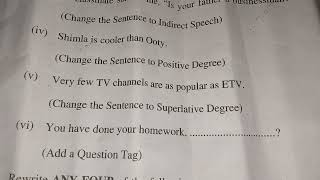 TS INTER 1ST YEAR ENGLISH QUESTION PAPER 2024 [upl. by Ecadnac291]