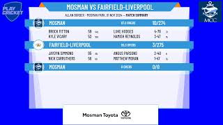 UNSW v Mosman [upl. by Webster]