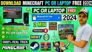 🎮 MINECRAFT DOWNLOAD PC  HOW TO DOWNLOAD MINECRAFT FOR FREE ON PC amp LAPTOP  MINECRAFT PC INSTALL [upl. by Seiter]