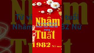 Tử vi trọn đời tuổi Nhâm Tuất 1982 Nữ mạng [upl. by Shaylynn]