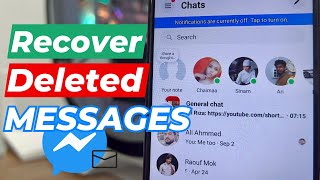 How to Recover Deleted Messages on Messenger [upl. by Earb]