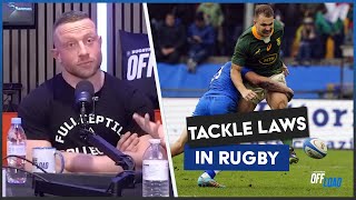 RugbyPass Offload go deep on the new tackle laws in rugby [upl. by Neelhsa]