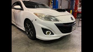 Gen2 MazdaSpeed3 Bumper Latch Install [upl. by Reivilo]