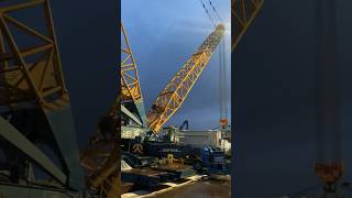 Worlds strongest mobile crane 🏗️ gottwald sarens mobilecrane crane craneoperator construction [upl. by Hildick]