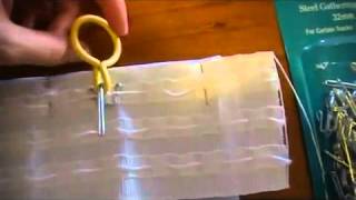 How to Sew Pencil Pleat Curtains [upl. by Ahtnams]