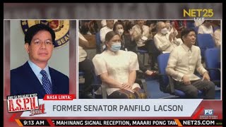 PING LACSON on Confidential Funds and Political Ceasefire Interview on NET25 [upl. by Novahs]