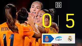 RCD Espanyol vs Real Madrid CF 05  Resumen y goles  Highlights Liga F [upl. by Aytac]