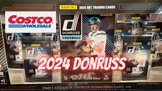 2024 Donruss Football Costco Super Boxes  Oversized Downtown amp New Release [upl. by Enirehtak]