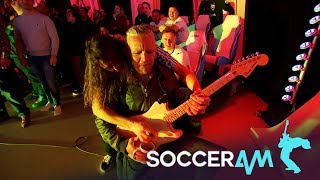 IDLES  Danny Nedelko with Jimmy Bullard on guitar Live on Soccer AM [upl. by Dnilazor249]