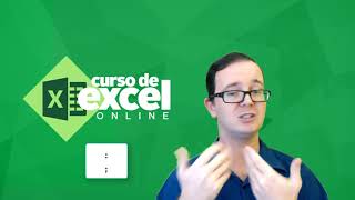 Gafes do Excel  Uso de Dois Pontos e Ponto e Vírgula  Curso de Excel OnLine [upl. by Dranik]