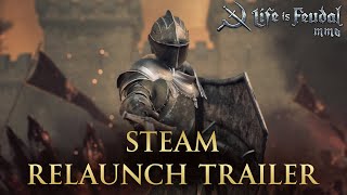 Life is Feudal MMO — Steam Relaunch Trailer [upl. by Llebanna]