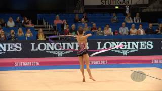 SON Yeon Jae KOR 2015 Rhythmic Worlds Stuttgart  Qualifications Ribbon [upl. by Briana]