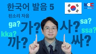 한국어 발음5ConsonnePrononciation du Coréen 5Korean Pronuciation 5 [upl. by Akinwahs98]