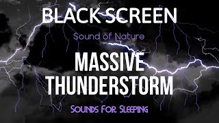 Rain Sounds for Sleeping Dark Screen  SLEEP amp RELAXATION  Black Screen [upl. by Emlynne]