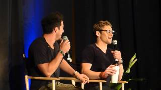 Vampire Diaries Convention Parsippany NJ Aug 18 2012 Michael Trevino amp Zach Roerig [upl. by Eivad]