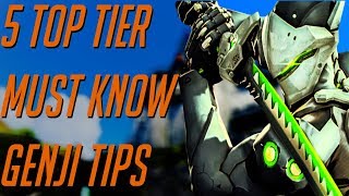 Top Tier Genji Top 5 MUST Know Tips [upl. by Rattan770]