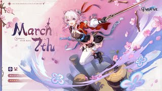 New March 7th teaser Legendary sword master  Honkai StarRail [upl. by Arette15]