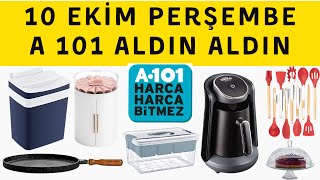 10 EKİM ALDIN ALDIN ÜRÜNLERİ  A 101 10 EKİM PERŞEMBE FIRSATLARI  CAM ÜRÜNLER  PLASTİK ÜRÜN [upl. by Leahcimnoj]