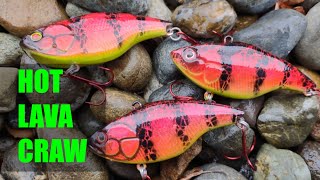 Painting Lures the Hot Lava Craw Pattern [upl. by Wayolle]