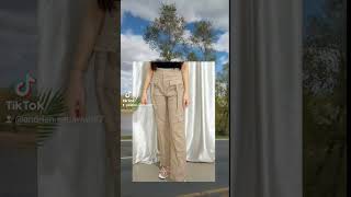 Celana Culotte Cargo Strech Katun shortvideo [upl. by Anolla]