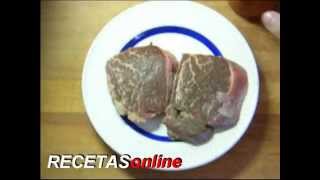 Solomillo al hojaldre o Wellington  Receta de cocina RECETASonlinenet [upl. by Talich]