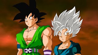 Goku and Gon his son with Vados start finishing training in the time chamber [upl. by Ennaimaj]