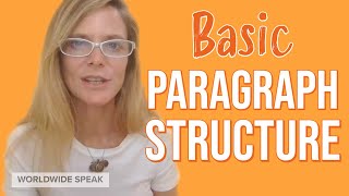 Basic Paragraph Structure  English Writing Skills  2020 [upl. by Grail]