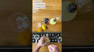 How to Make a Gold Rush Cocktail cocktail howto bourbon honey blackfrost [upl. by Eiramave996]