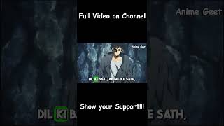 Solo Se Hero JinWoos Anthem Hindi Rap Shorts anime youtubeshorts sololeveling ytshorts [upl. by Almena]