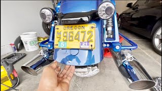 SO HERES THE DAMAGE TO MY HARLEY FROM COPARTI ASKED HIM TO PAY AND THIS IS WHAT HAPPENED [upl. by Cookie607]