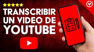 Cómo TRANSCRIBIR A TEXTO UN VIDEO en YouTube Convierte el Audio en Texto Fácilmente 🎬 [upl. by Coray648]