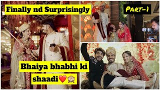 Bhaiya bhabhi ki Shaadi part1 ❤️👑 ft behlbrothers1589 [upl. by Anyehs]