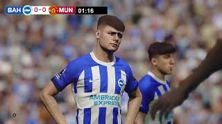 Brighton vs Manchester United LIVE  Premier League 2425  PES 21 Simulation Gameplay [upl. by Ennazus28]