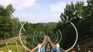 Alpine Mountain Coaster at Mountain Creek [upl. by Keslie]