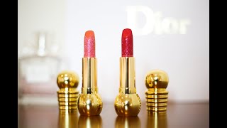 New Dior 2020 Dior Diorific Happy 2020 Lipstick Review [upl. by Elokyn]