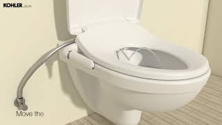 How to Install Kohlers Pureclean Bidet Seat [upl. by Edrahc]