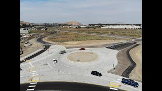 A timelapse of Richlands Queensgate Drive roundabouts construction [upl. by Asial]