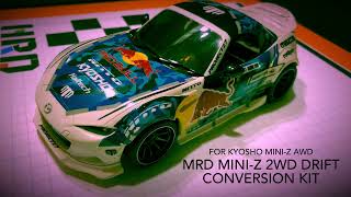 MRD 2WD Drift Conversion Kit for Kyosho MR03 AWD RC Car  Beijing Hobby Expo 2024 [upl. by Arahat]