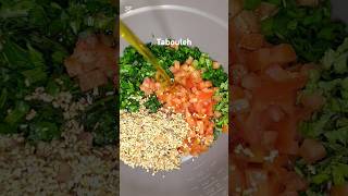 tabouleh saladrecipe salad recipe recipeshorts [upl. by Markus]